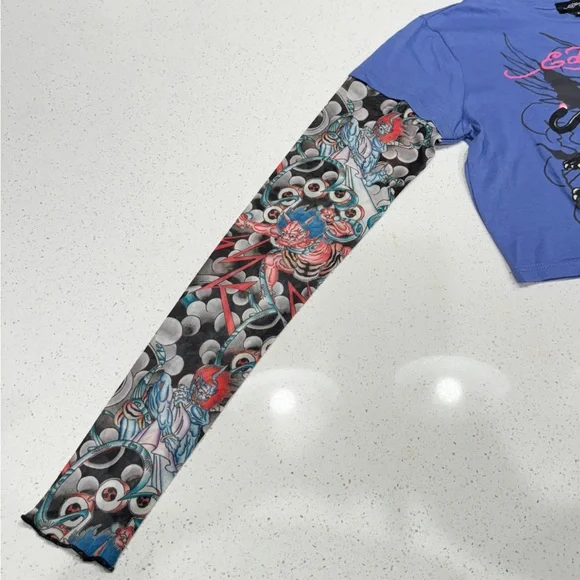 Ed Hardy RARE Jaguar Tattoo sleeve - Picture 3 of 11